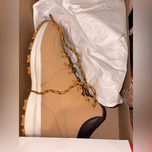 Nike Beige and Dark Brown Athletic Shoes